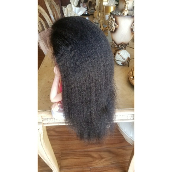Italian Yaki Brazilian Remy Lacefront Wig 12-14 in main image 5
