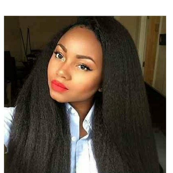 Italian Yaki Brazilian Remy Lacefront Wig 12-14 in main image 7