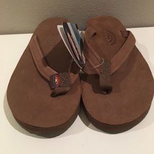 Rainbow Women's Double Narrow Strap flip flop