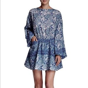 Free People Silver Sun Mini Dress