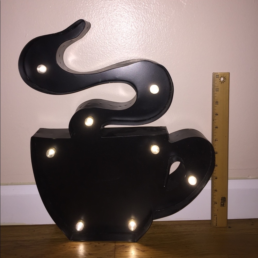 Coffee cup marquee light