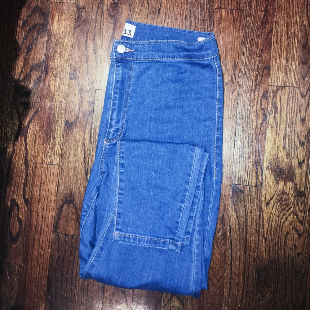 Garage '70s Blue Roller Jeggings