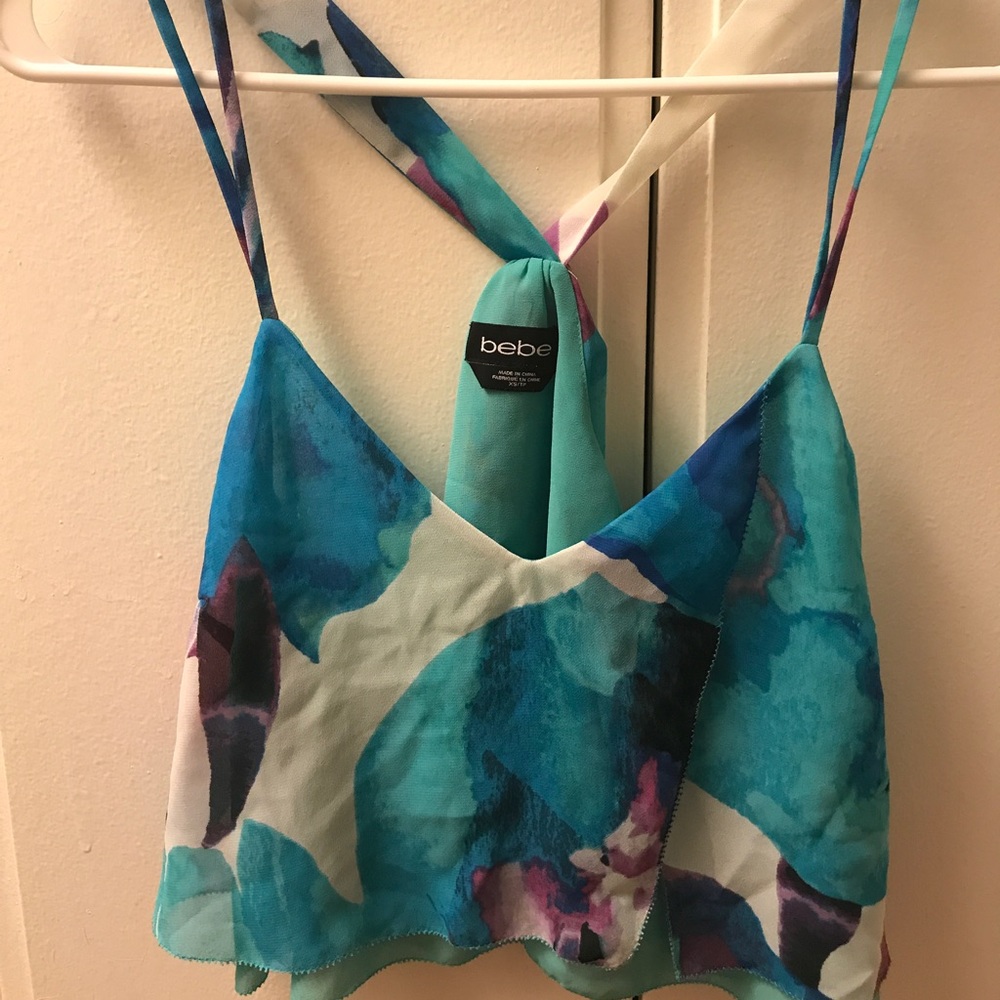 bebe Printed Blouse