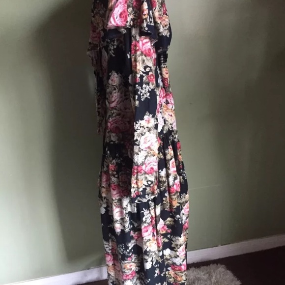 Vintage 1990’s Karavan Floral long dress - Picture 3 of 4