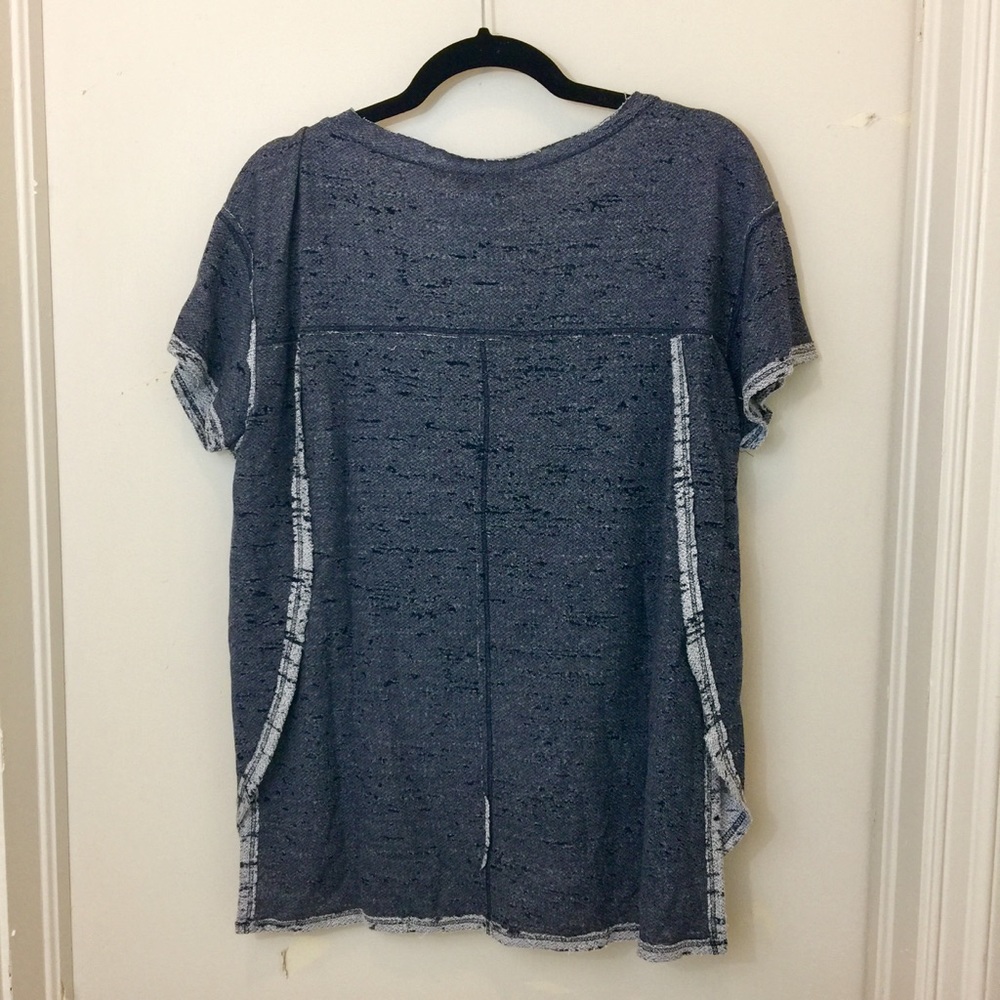 Heather by Bordeaux Short Sleeve Slit Tee - Picture 3 of 4