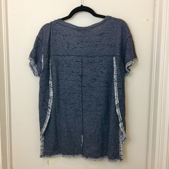 Heather by Bordeaux Short Sleeve Slit Tee - Picture 3 of 4