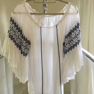 Ethnic embroidered blouse