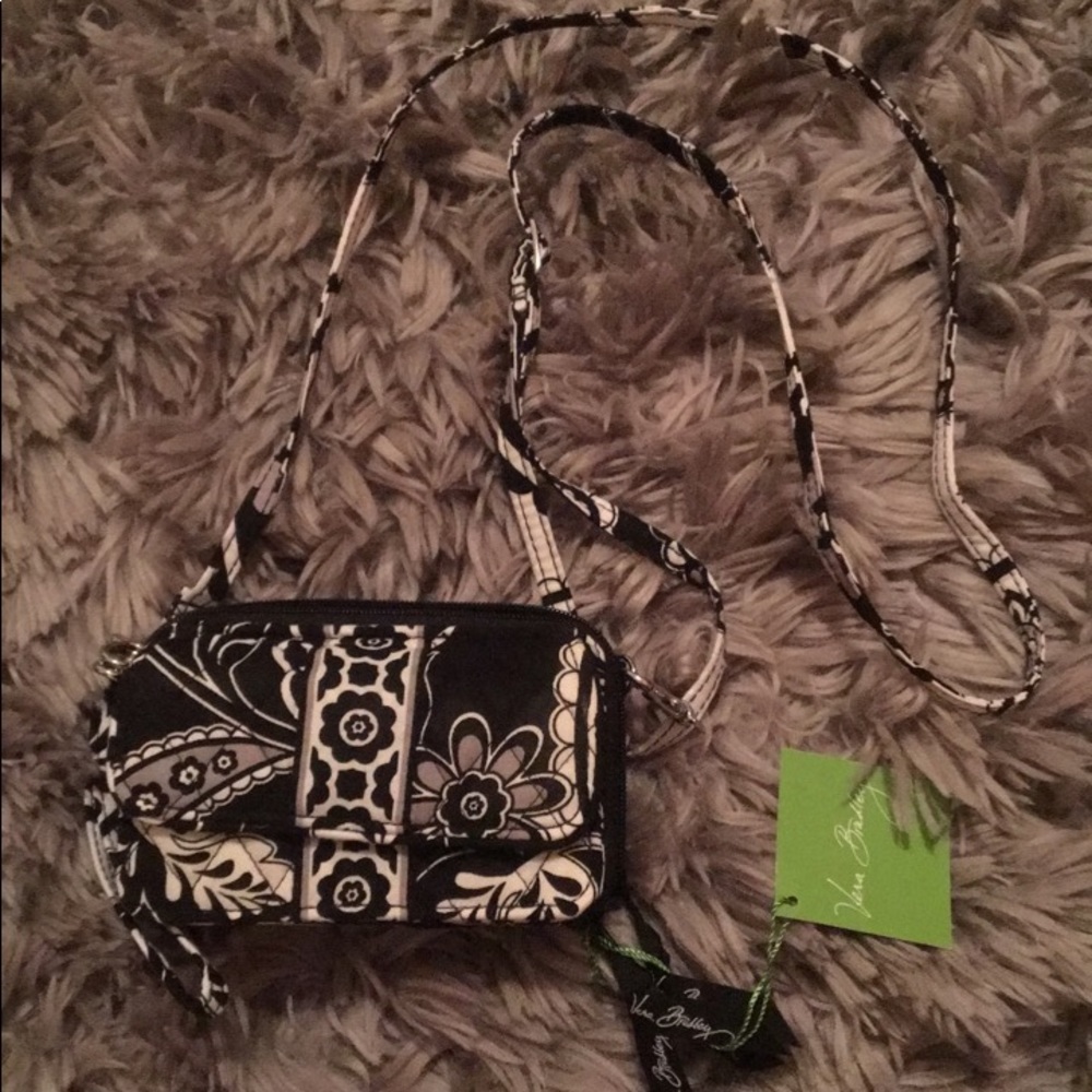 VERA BRADLEY MIDNIGHT PAISLEY ALL IN ONE CROSSBODY