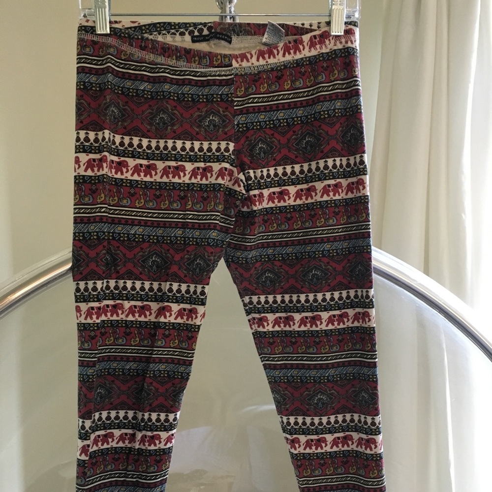 TRULY MADLEY DEEPLY tribal leggings