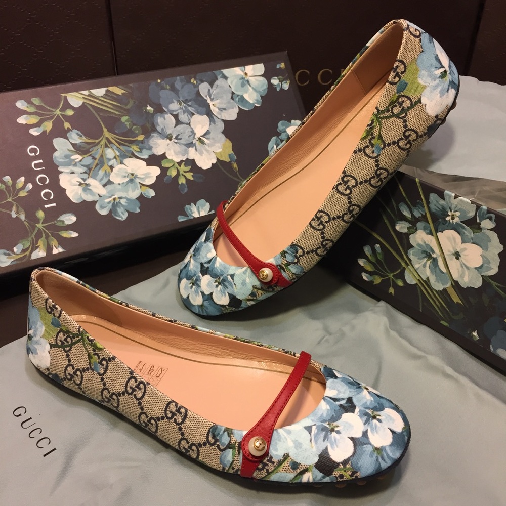 Gucci Blooms Flats