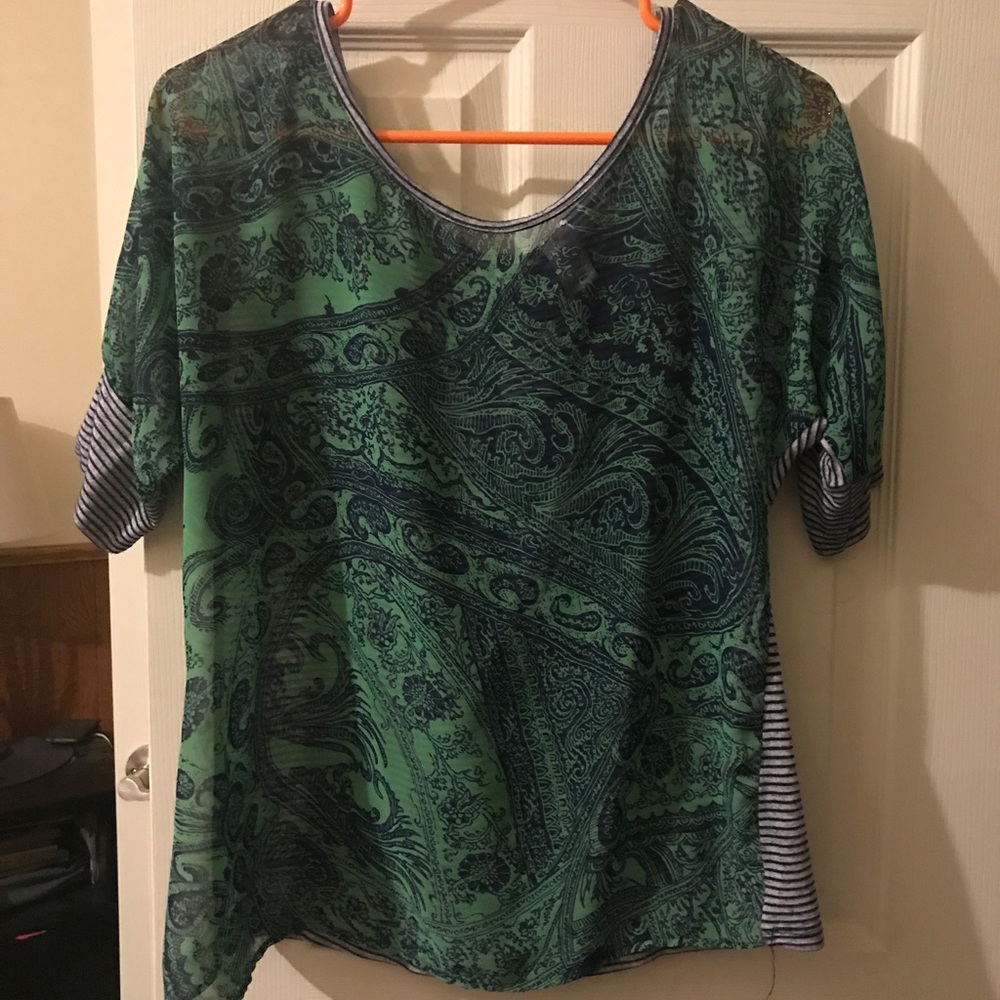 3/4 length sleeve top