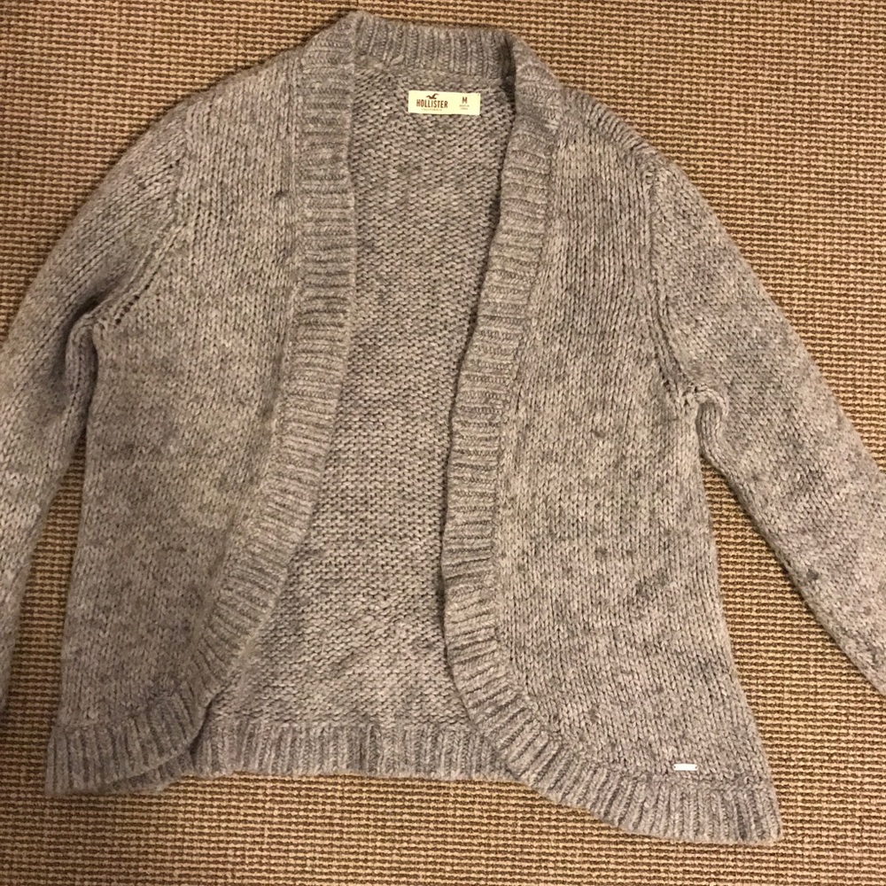 Hollister grey cardigan