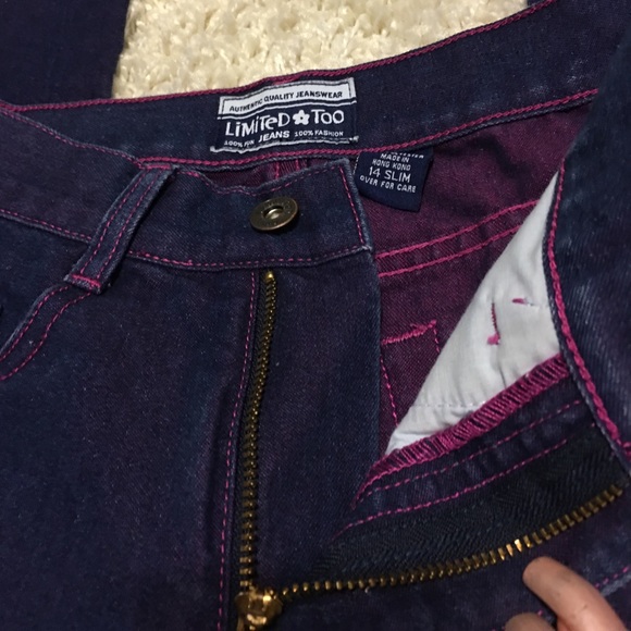 2/$29 The Limited too  Slim jeans iridescent - Picture 5 of 8