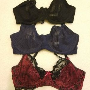 **RESERVED** Lacy unlined bras