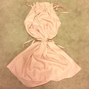Pearl Pink 2-layer Mini Dress