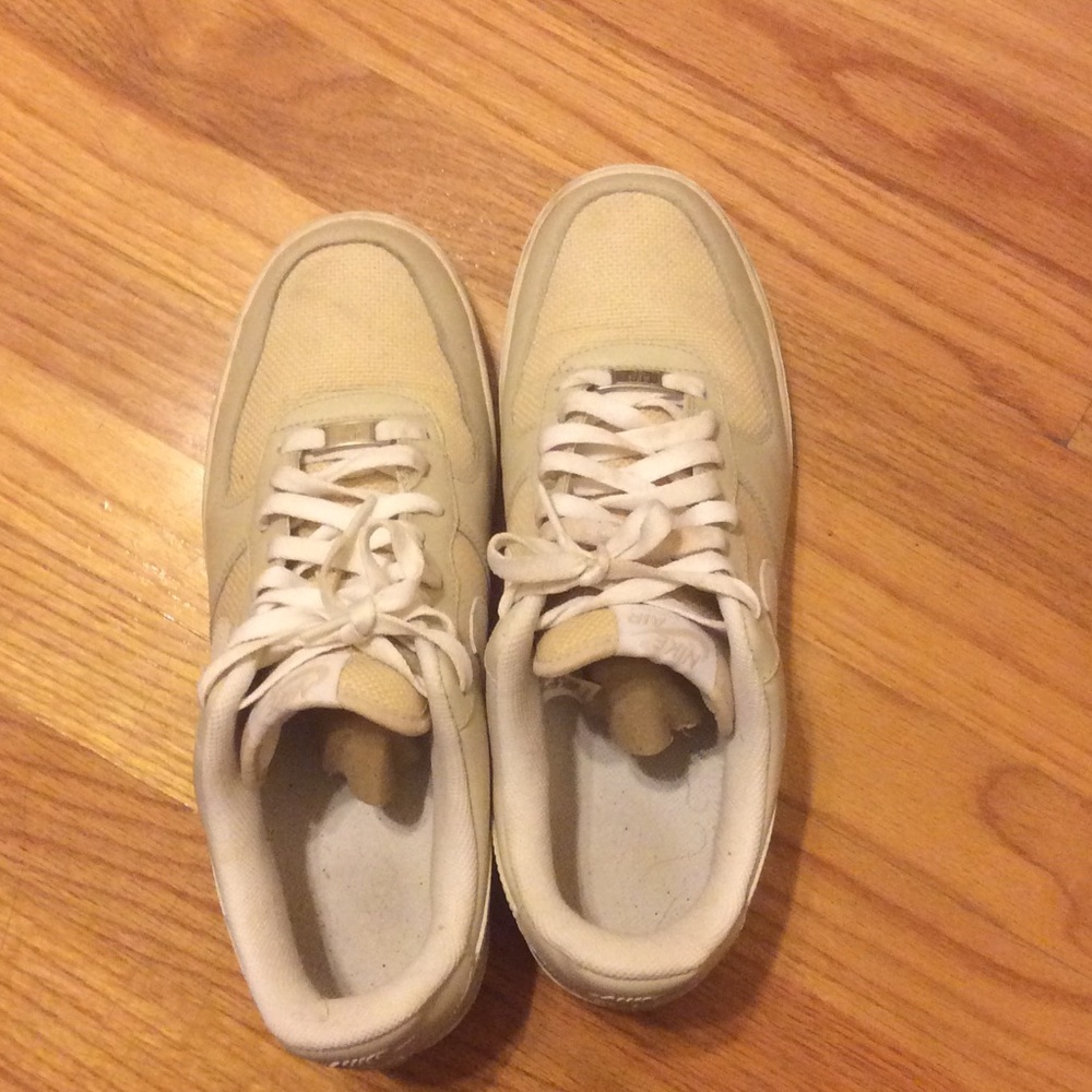 BIRCH/WHITE SNEAKERS - not sure how many times worn.  Good condition.