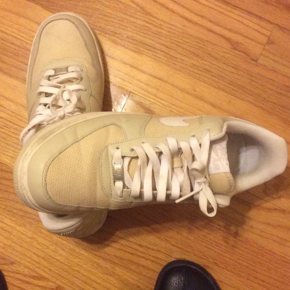 BIRCH/WHITE SNEAKERS - not sure how many times worn. Good condition. - Picture 2 of 4