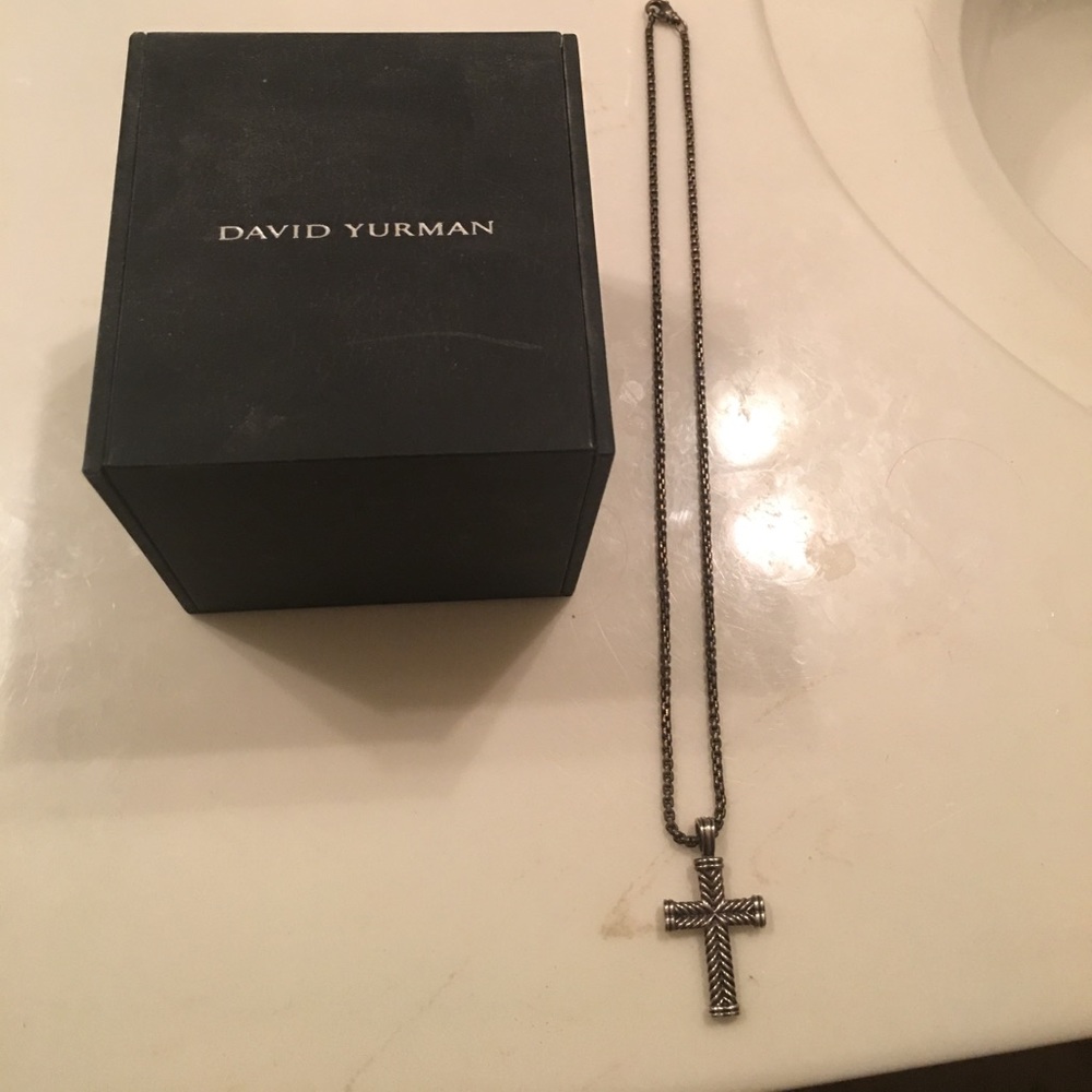 David Yurman cross necklace