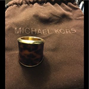 Michael Kors Gold tone Tortoise Ring