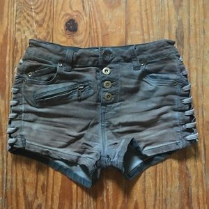 Free people lace up shorts