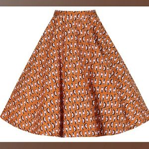 NWOT Lindy Bop Egyptian Cat Skirt