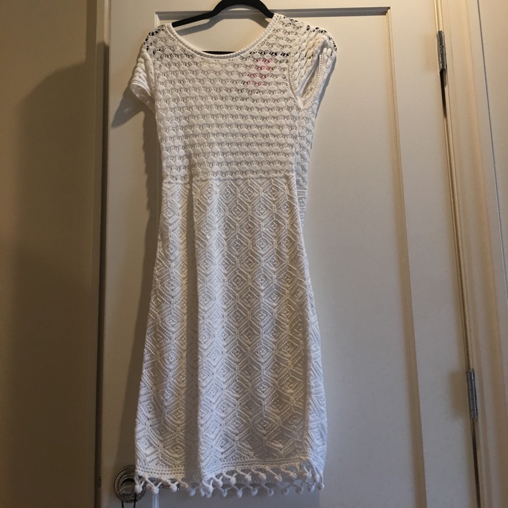 Lilly Pulitzer white crochet dress