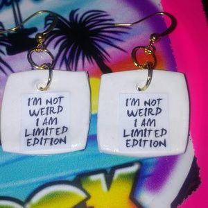 I'm Not Weird Vision Board Earrings