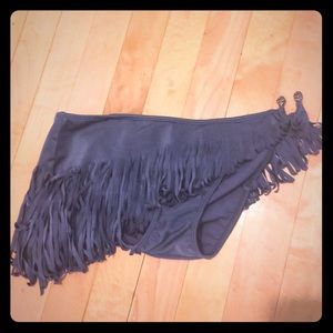 Fringe bikini bottom