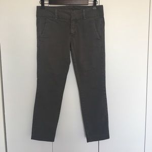 J.Crew Andie chinos in grey, size 4 Petite