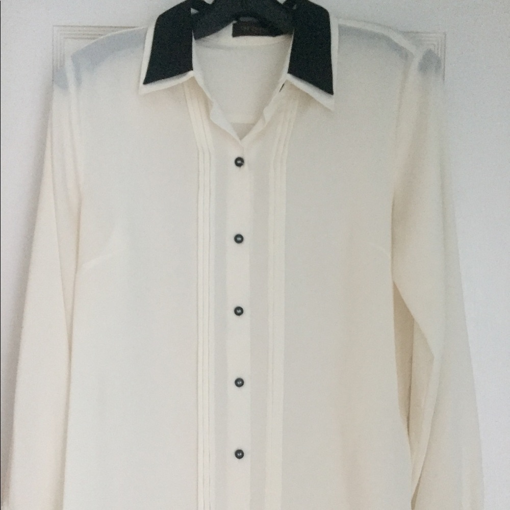Tuxedo-style Top