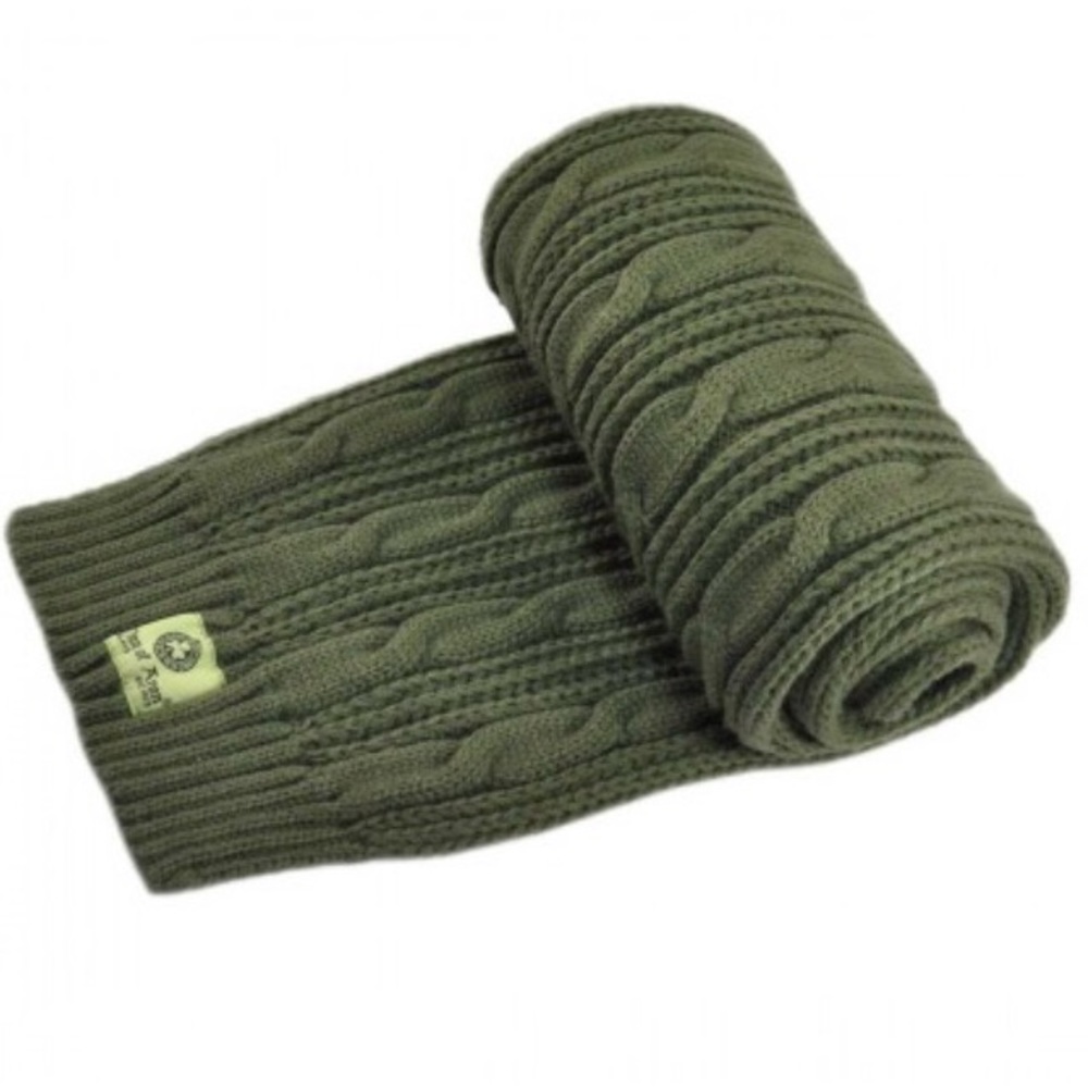 AUTHENTIC IRISH Knit Aran Scarf ✨