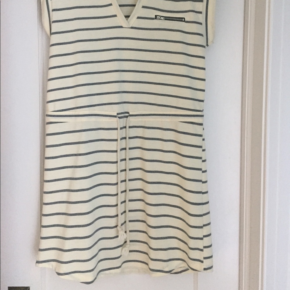 Boutique Striped Cotton Dress