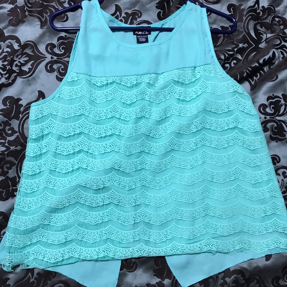 Due 21 Sheer Top