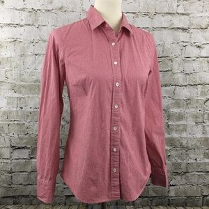 J. Crew Stretch Perfect Gingham Check Button Shirt