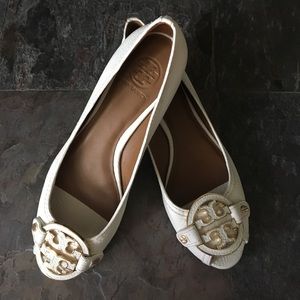 Tory Burch Open Toe Wedge