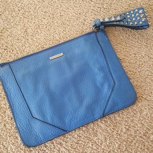 REBECCA MINKOFF STUDDED CLUTCH wristlet