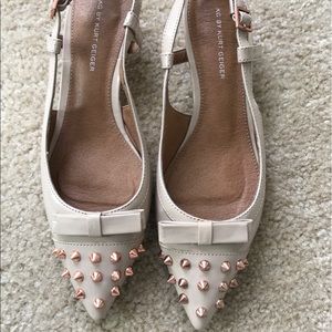 KG by Kurt Geiger pointed spiked kitten heels