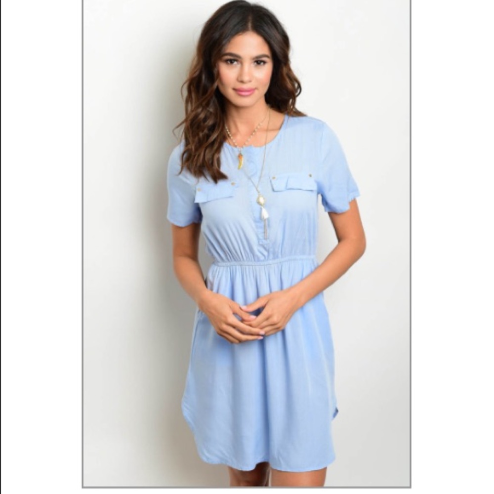 Light blue dress