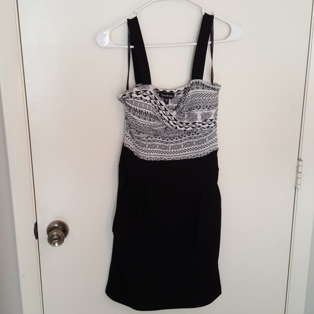 Bebe Tribal Print Dress