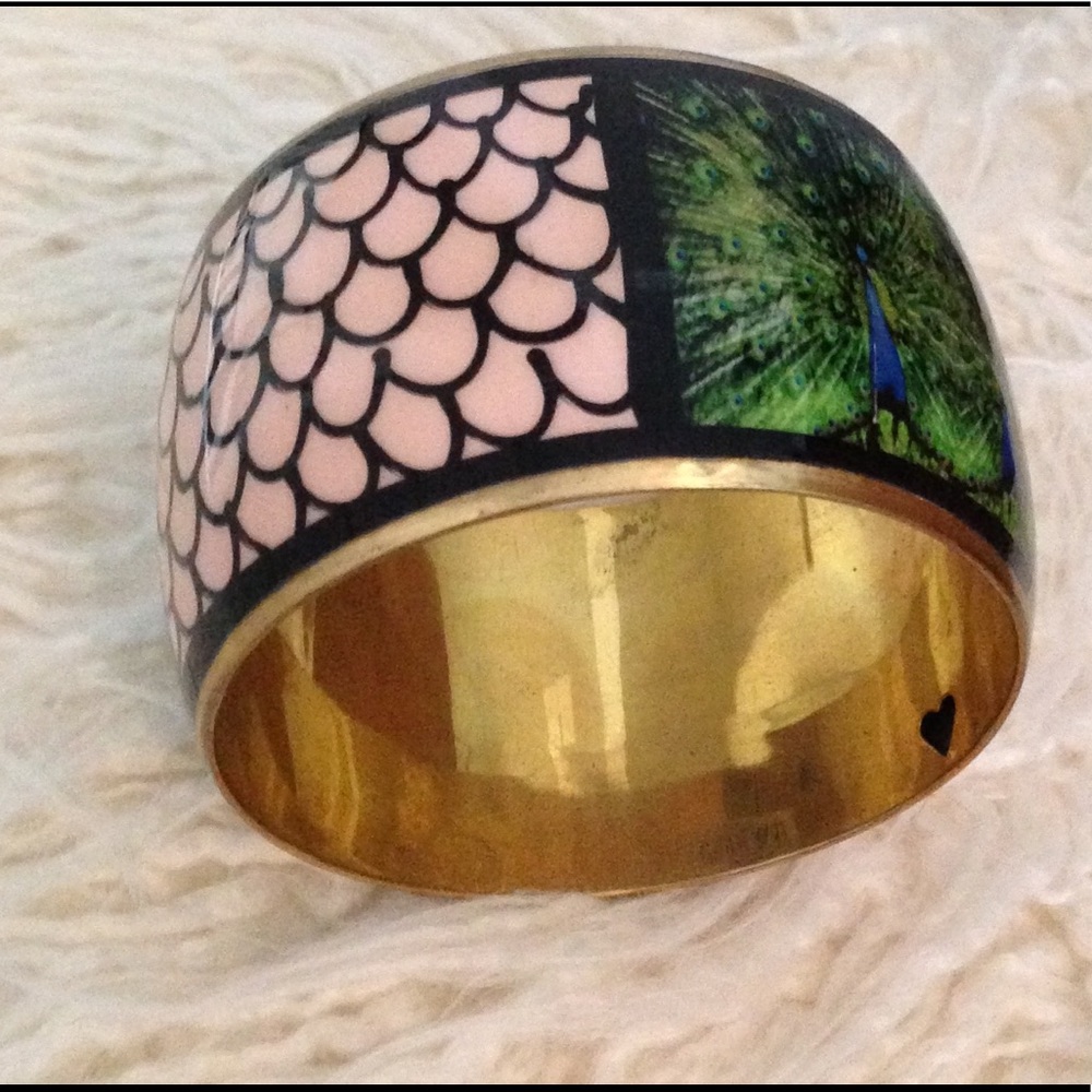 NWT Francesca's peacock gather bangle bracelet.