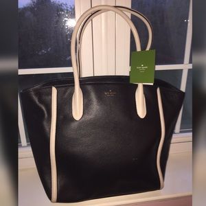 Kate Spade Black Leather Tote 👜