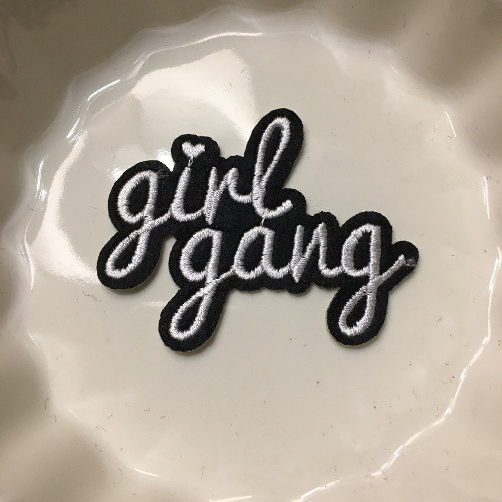 "Girl Gang" iron/sew on patch!