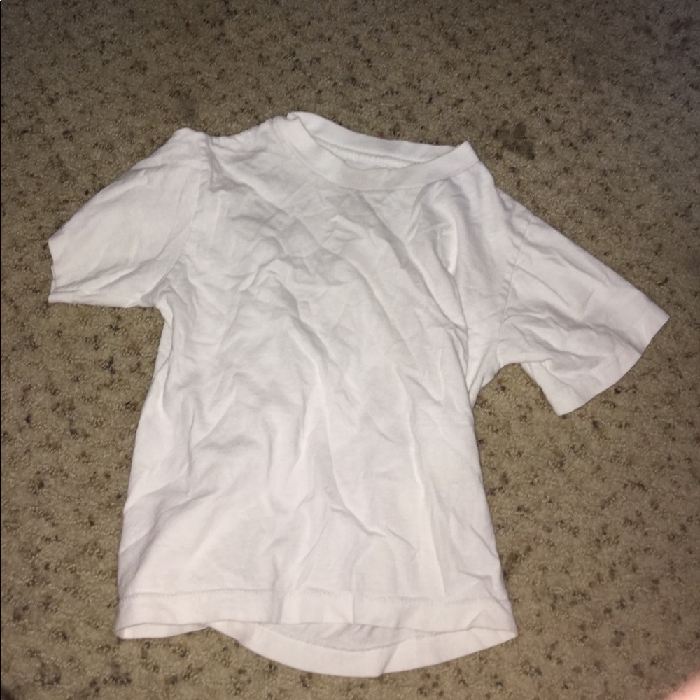 Blank white t-shirt