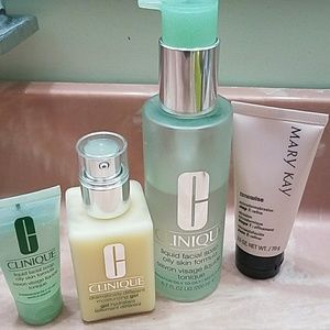 Clinique and Mary Kay time wise microdermabrasion
