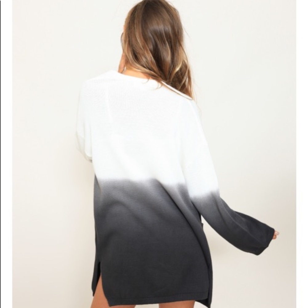 ✅Charcoal Ombré Open Cardigan - Picture 3 of 4