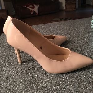 Patent Nude Heels