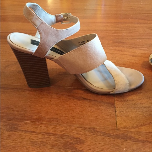 Nude strappy STEVEN by Steve Madden heels - Picture 3 of 4