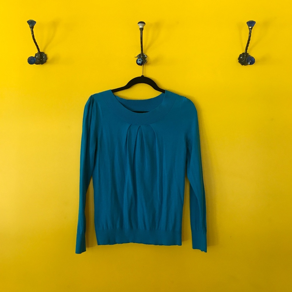 Banana Republic Blue Pullover Sweater