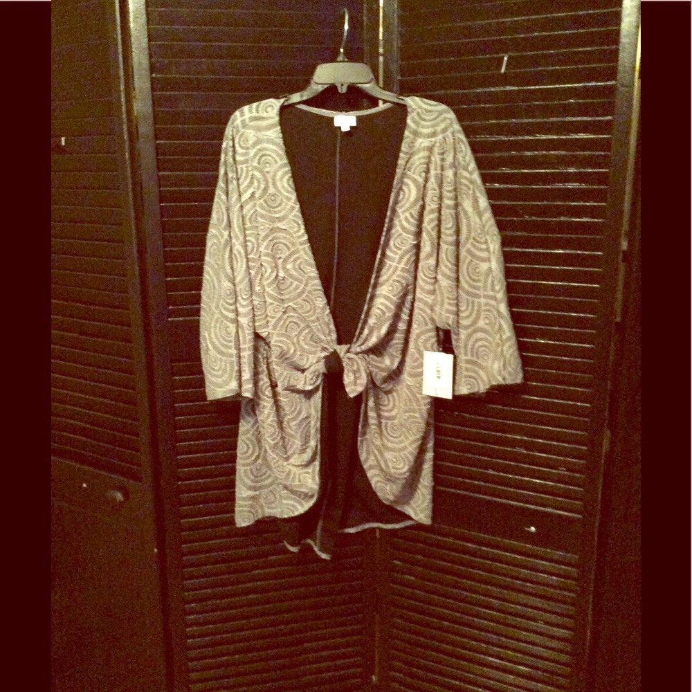 Gray and silver lularoe