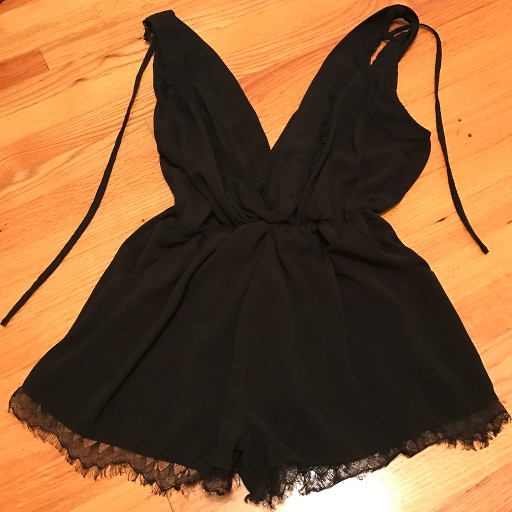Little black romper